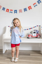 USA Daisy Oversized T-Shirt by Little Joy Co. at Everetts Place