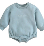 Little Dude Bubble Romper – Cotton, Comfy & Perfect for Fall by Rayn’s Tiny Stitches