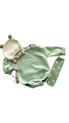 Little Love Bamboo Onesie Sweatshirt | Baby Bodysuit by Rayn’s Tiny Stitches