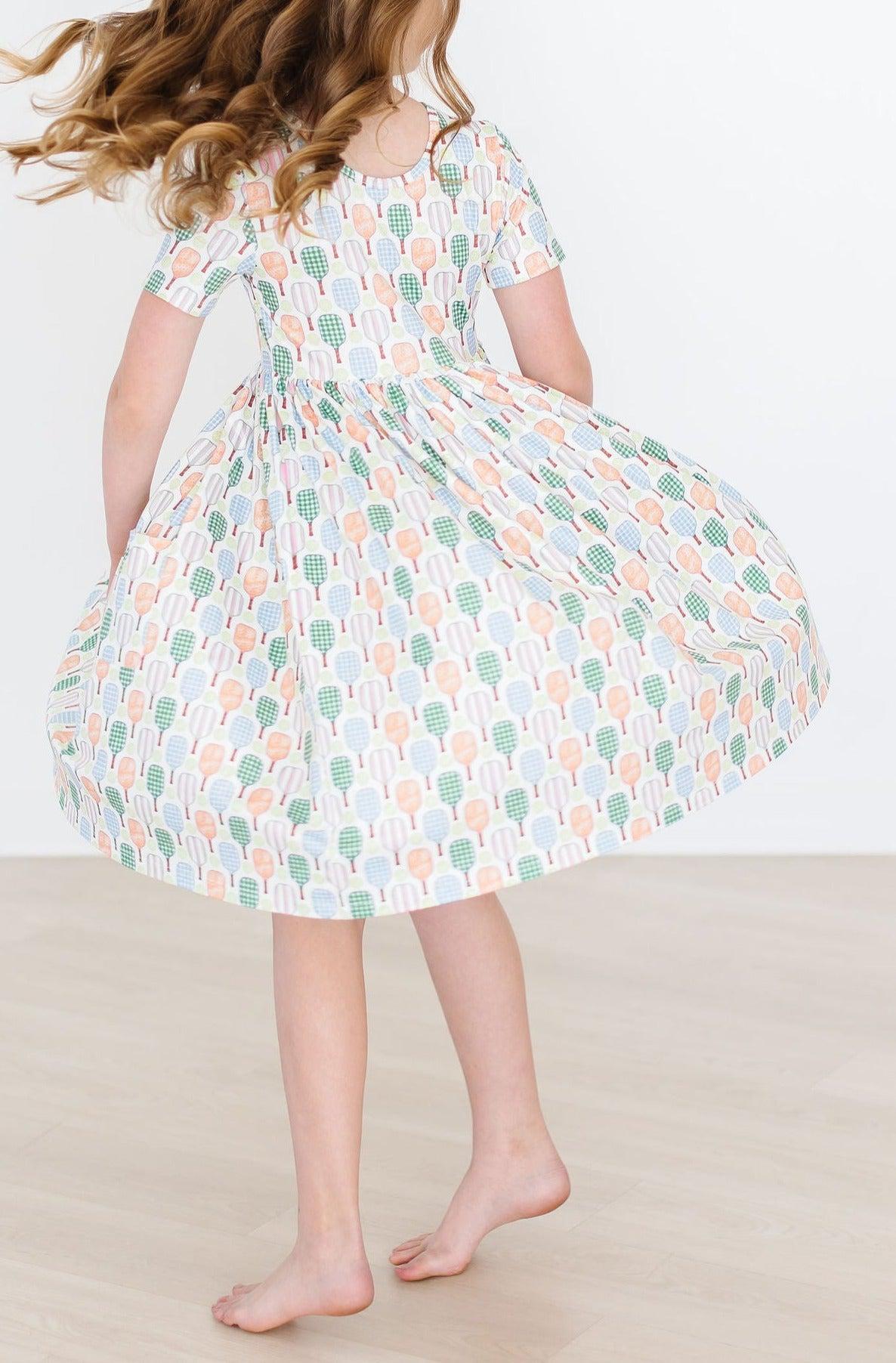 Mila & Rose ® Mila And Rose Toddler Pocket Twirl Short Sleeve Dress - Apparel & Accessories > Clothing > Dresses Twirl Pocket Dress S/S