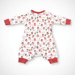 Pika Kimono Long Sleeve Romper | Organic Pima Cotton by Kolorful