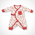 Pika Kimono Long Sleeve Romper | Organic Pima Cotton by Kolorful