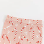 Dreamlet Pink Candy Cane Two Piece Set Bamboo Fabric Dreamlet - Apparel & Accessories > Clothing > Baby & Toddler Clothing > Baby & Toddler Sleepwear Two Piece PJs