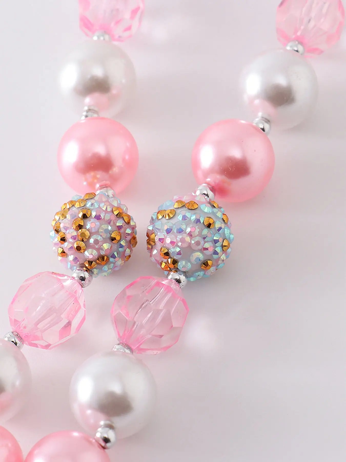Pink Cross Bubblegum Necklace Stylish Playful Accessory Rylee Faith Designs Everetts Place: Online Boutique