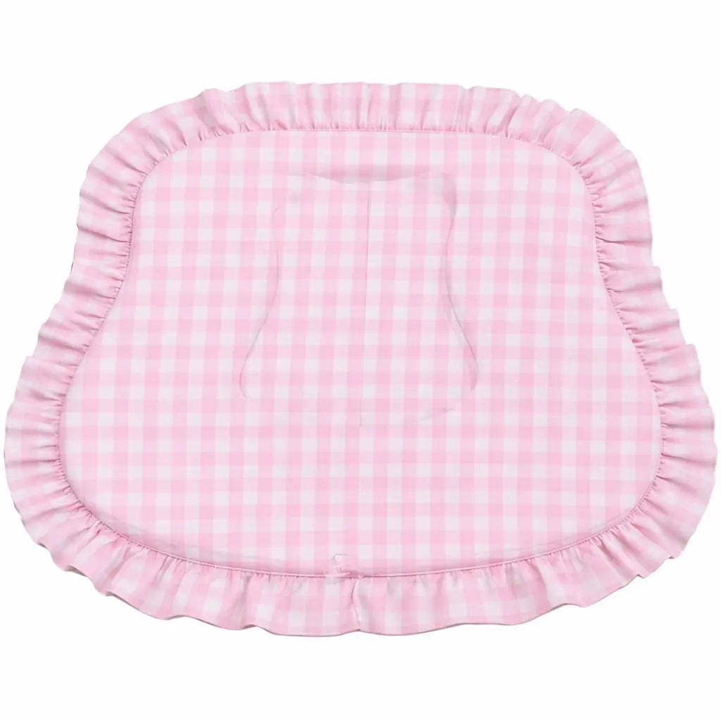 Pink Gingham Ruffle Cotton Cover For Snuggle Me Organic New Curve Little Mae & Co 