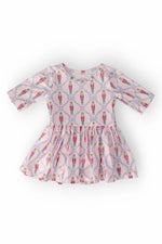 Mila & Rose ® Pink Nutcracker Twirl Bodysuit Three Quarter Sleeve - Apparel & Accessories > Clothing > Baby & Toddler Clothing > Baby & Toddler Dresses Twirl Bodysuit - 3/4 Sleeve
