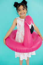 Mila & Rose ® Pink Paradise Tank Twirl Dress For Toddlers Easy On Off - Everetts Place Boutique - 