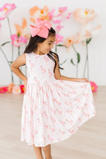 Mila & Rose ® Pink Paradise Tank Twirl Dress For Toddlers Easy On Off - Everetts Place Boutique - 
