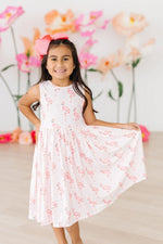 Mila & Rose ® Pink Paradise Tank Twirl Dress For Toddlers Easy On Off - Everetts Place Boutique - 