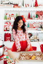 Pink Peppermint L/S Tutu Dress by Mila & Rose ®