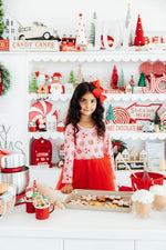 Pink Peppermint L/S Tutu Dress by Mila & Rose ®