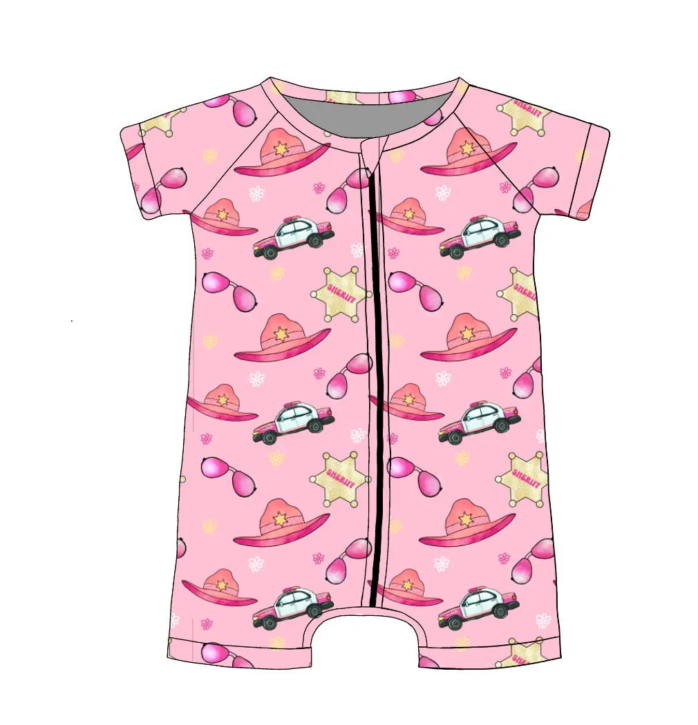 Pink Sheriff, Romper Miller & Co. Everetts Place Boutique