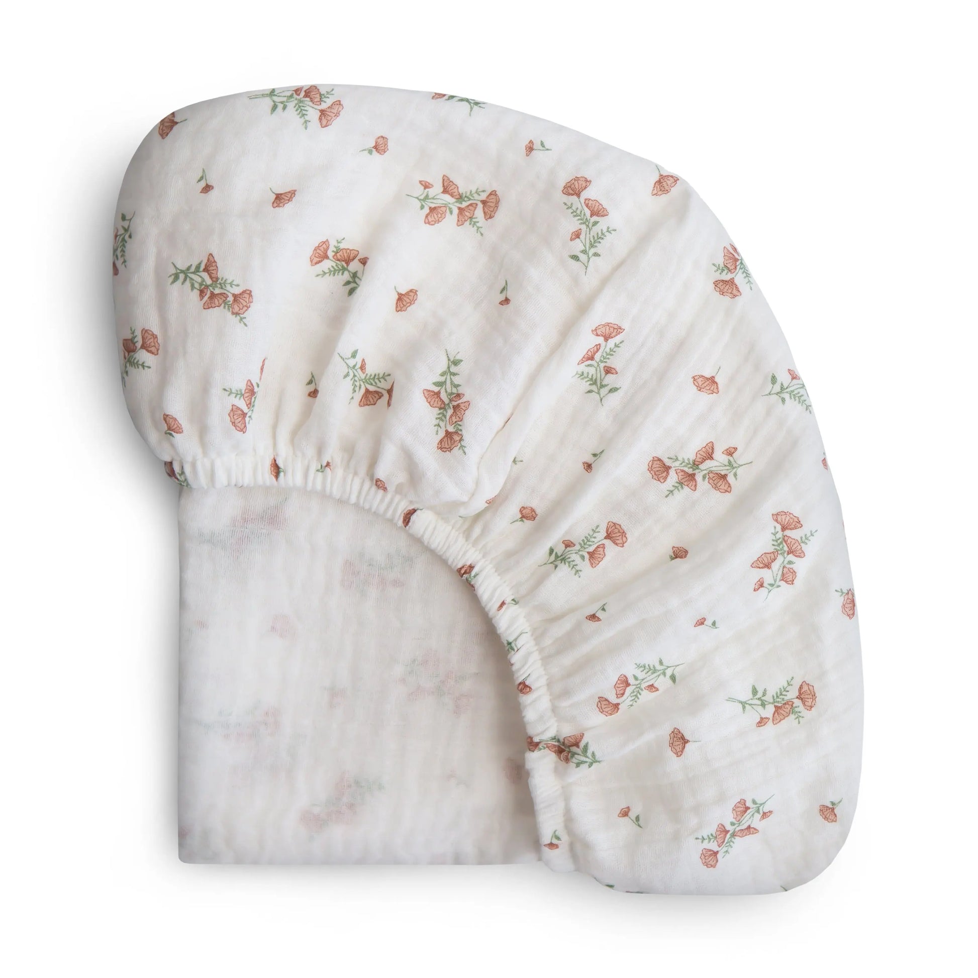 Extra Soft Bassinet Muslin Crib Sheet for Baby - 100 Percent Cotton Breathable Fabric Mushie