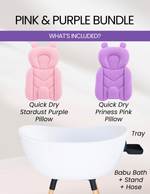 Elevated Ergonomic Baby Bathtub for Infants & Toddlers by Babu Bath
