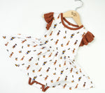 Bubble Baby Pirate | Flutter Bodysuit Dress - 