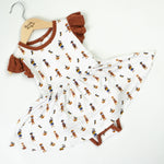 Bubble Baby Pirate | Flutter Bodysuit Dress - 