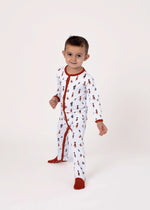 Pirate | Snap Footie - Sleeve, White, Baby & Toddler Clothing, Child, Nightwear | Everetts Place