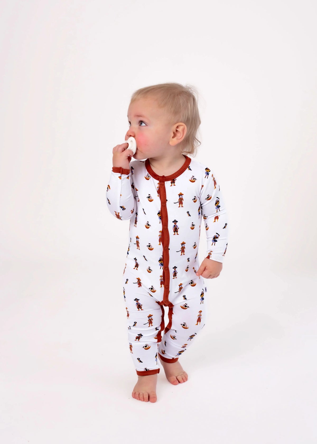 Bubble Baby Pirate | Snap Romper - 