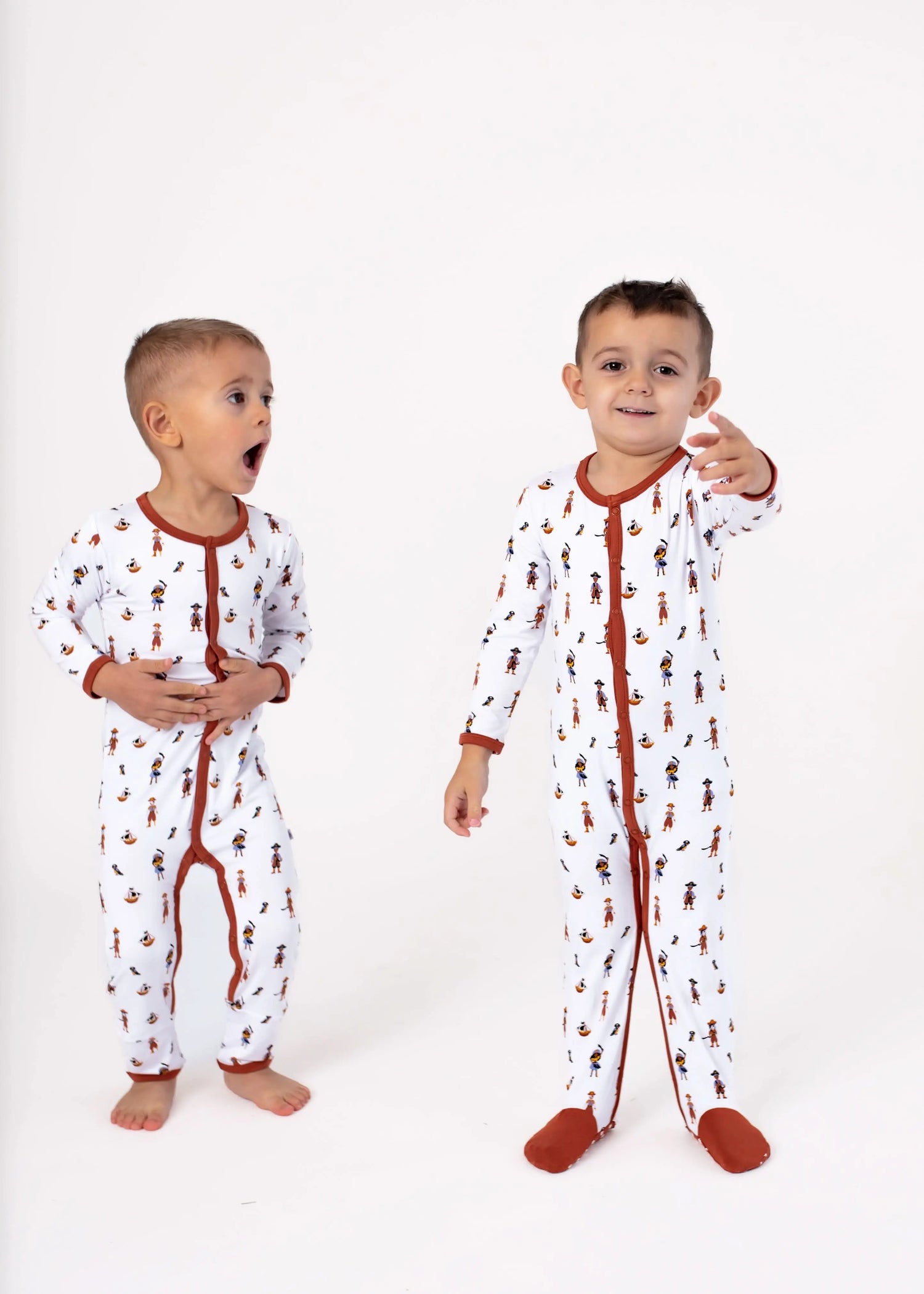 Bubble Baby Pirate | Snap Romper - 