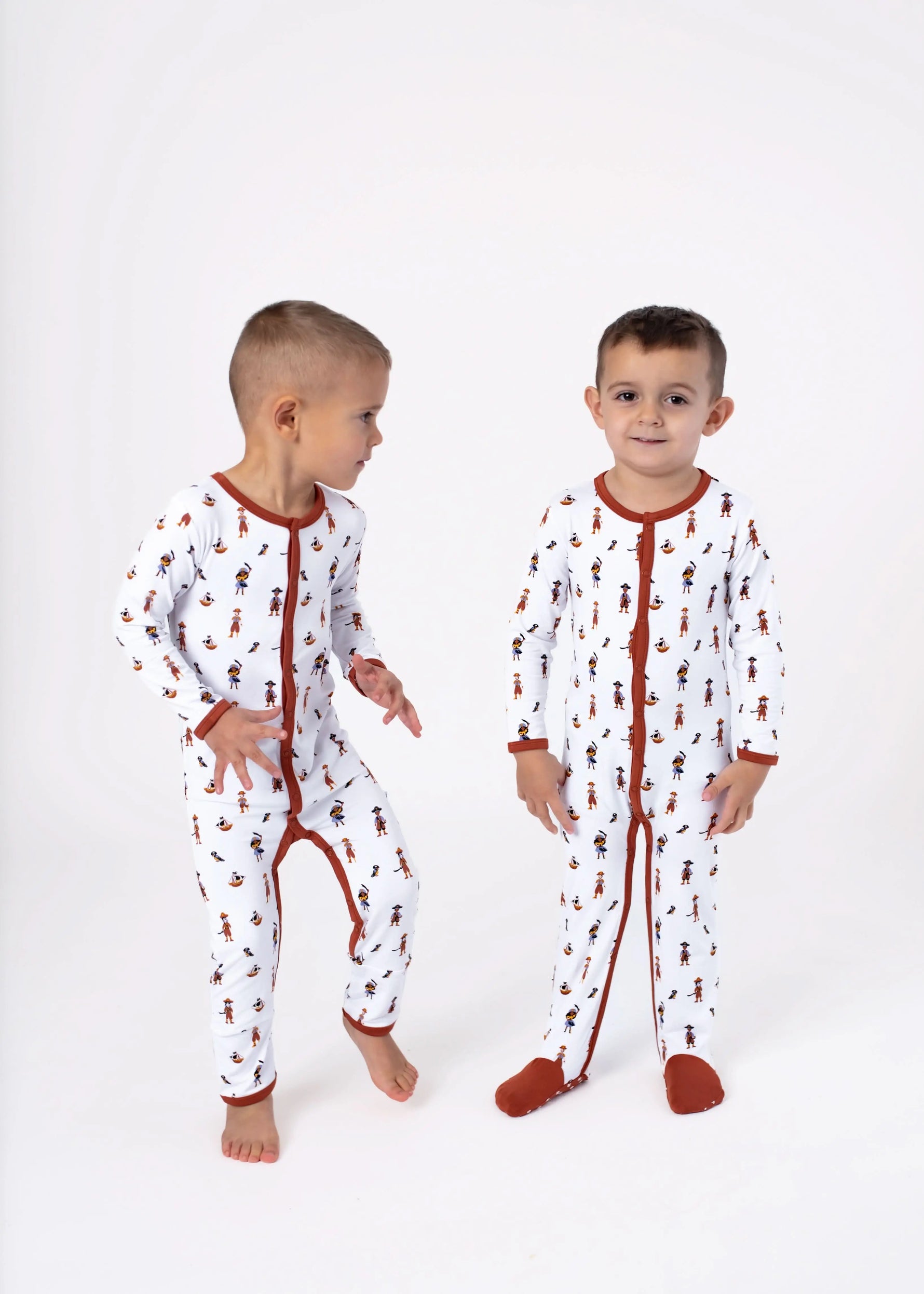 Bubble Baby Pirate | Snap Romper - 