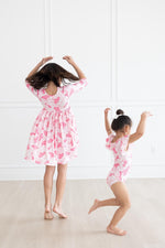Pirouette Three Quarter Sleeve Pocket Twirl Dress for Girls Mila & Rose ® Everetts Place: Online Boutique