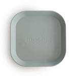 Mushie Square Dinnerware Plates for Babies BPA-Free Plastic Microwave and Dishwasher Safe Made in Denmark - Home & Garden > Kitchen & Dining > Tableware > Dinnerware > Plates Dinnerware