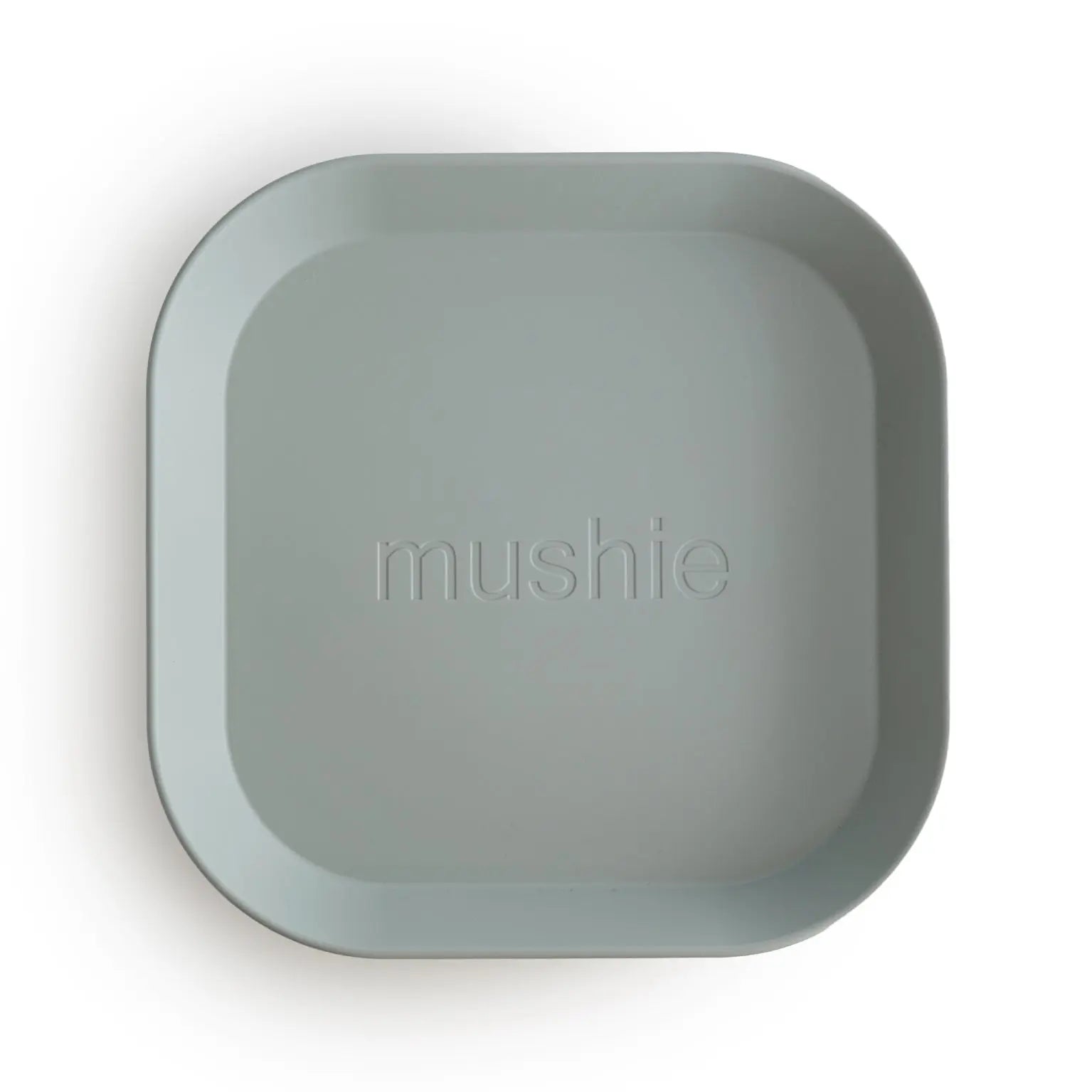 Mushie Square Dinnerware Plates for Babies BPA-Free Plastic Microwave and Dishwasher Safe Made in Denmark - Home & Garden > Kitchen & Dining > Tableware > Dinnerware > Plates Dinnerware