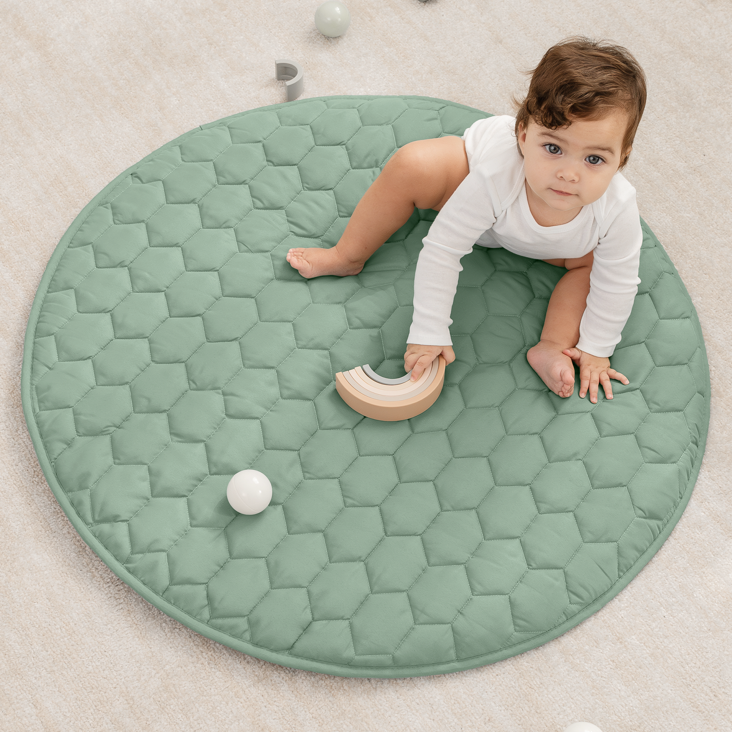 Play Mat Non Slip Fern For Baby Crawling And Tummy Time Comfy Cubs Everetts Place: Online Boutique 34.99