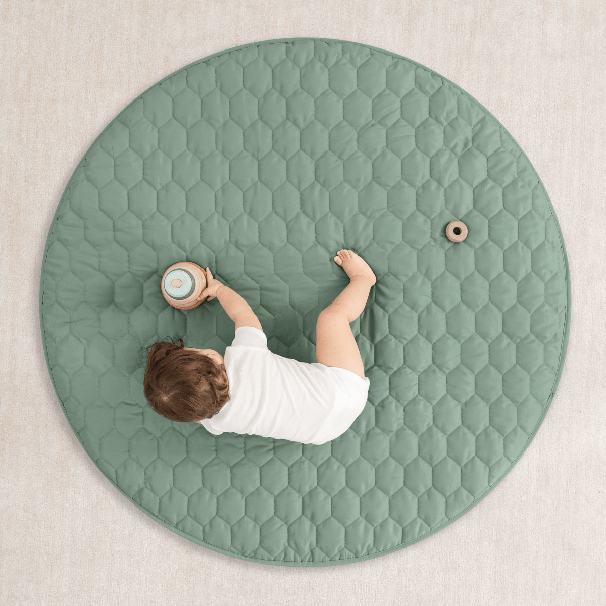 Comfy Cubs Play Mat Non Slip Fern For Baby Crawling And Tummy Time - Everetts Place Boutique - 