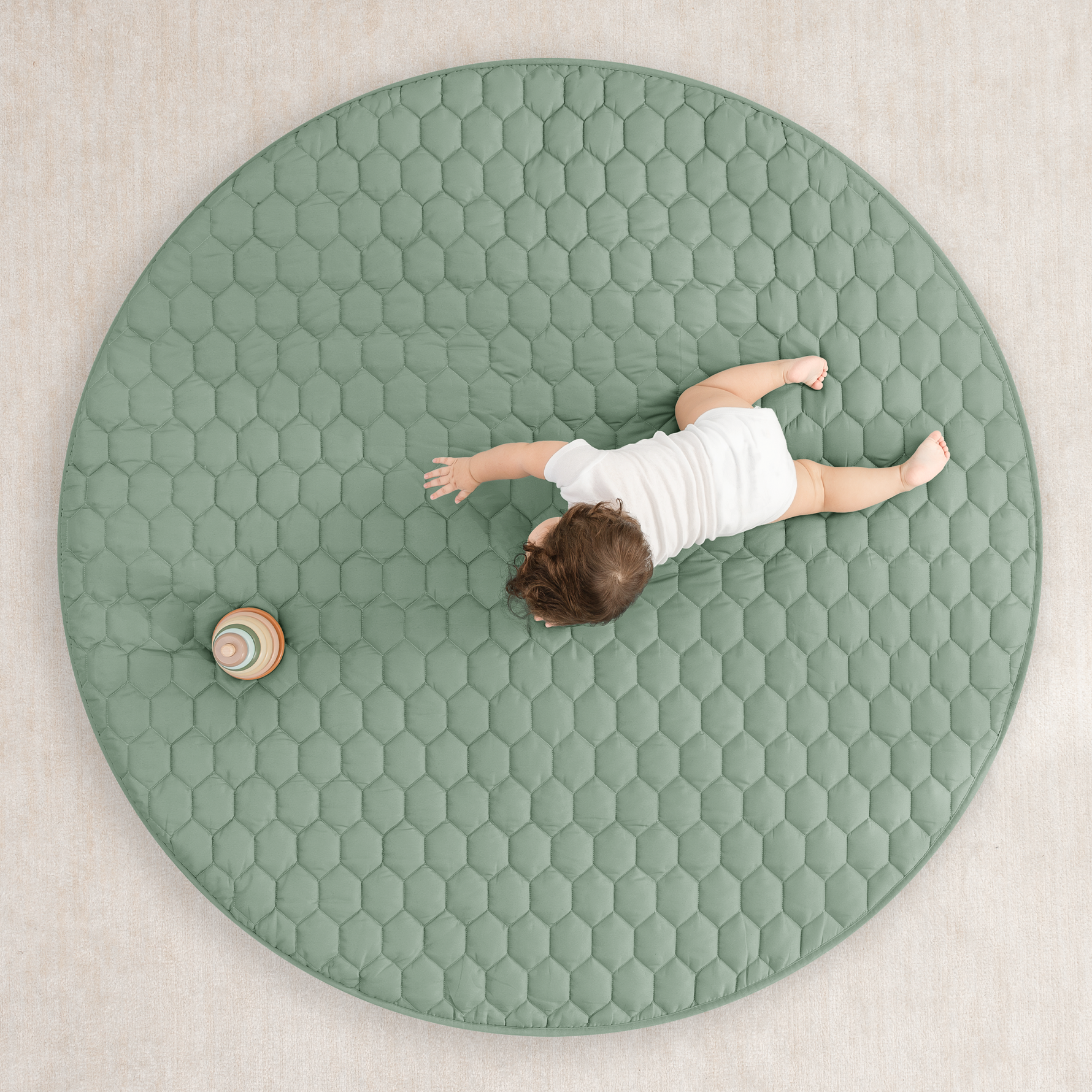 Play Mat Non Slip Fern For Baby Crawling And Tummy Time Comfy Cubs Everetts Place: Online Boutique