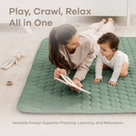 Play Mat Non Slip Fern For Baby Crawling And Tummy Time Comfy Cubs Everetts Place: Online Boutique