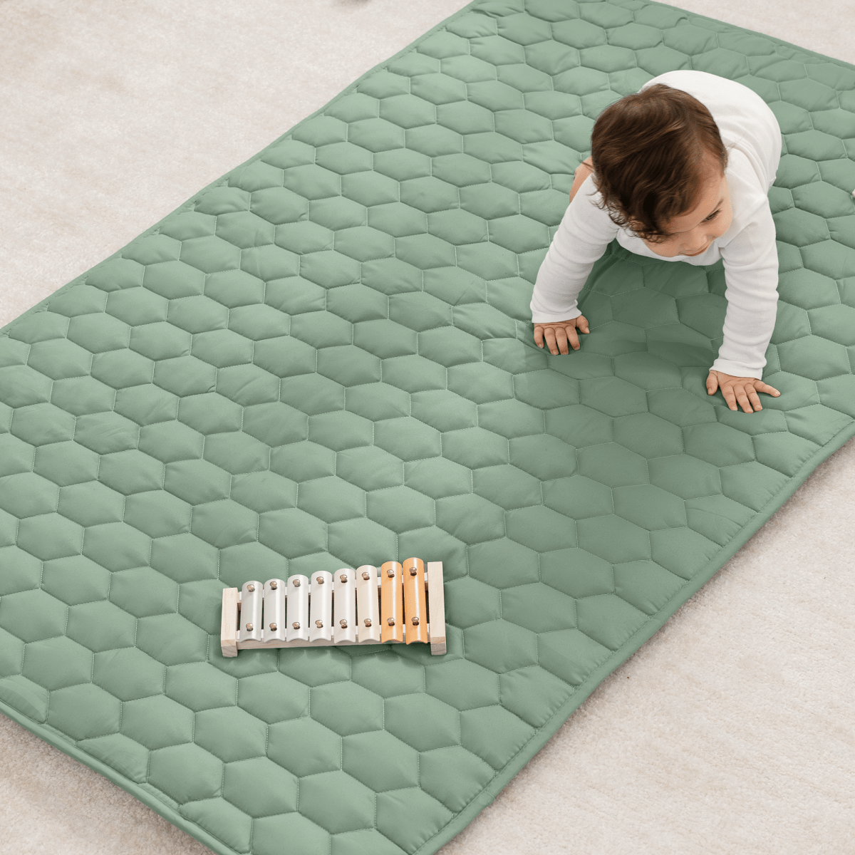 Play Mat Non Slip Fern For Baby Crawling And Tummy Time Comfy Cubs Everetts Place: Online Boutique 39.99