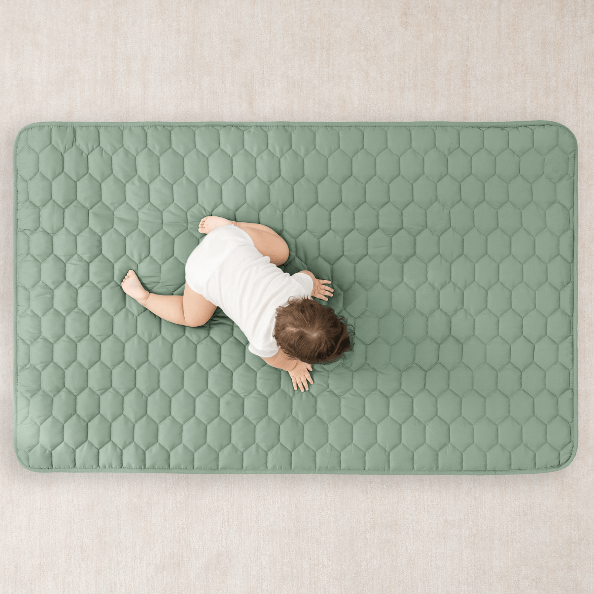 Play Mat Non Slip Fern For Baby Crawling And Tummy Time - Everetts Place Boutique - 