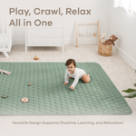Play Mat Non Slip Fern For Baby Crawling And Tummy Time Comfy Cubs Everetts Place: Online Boutique