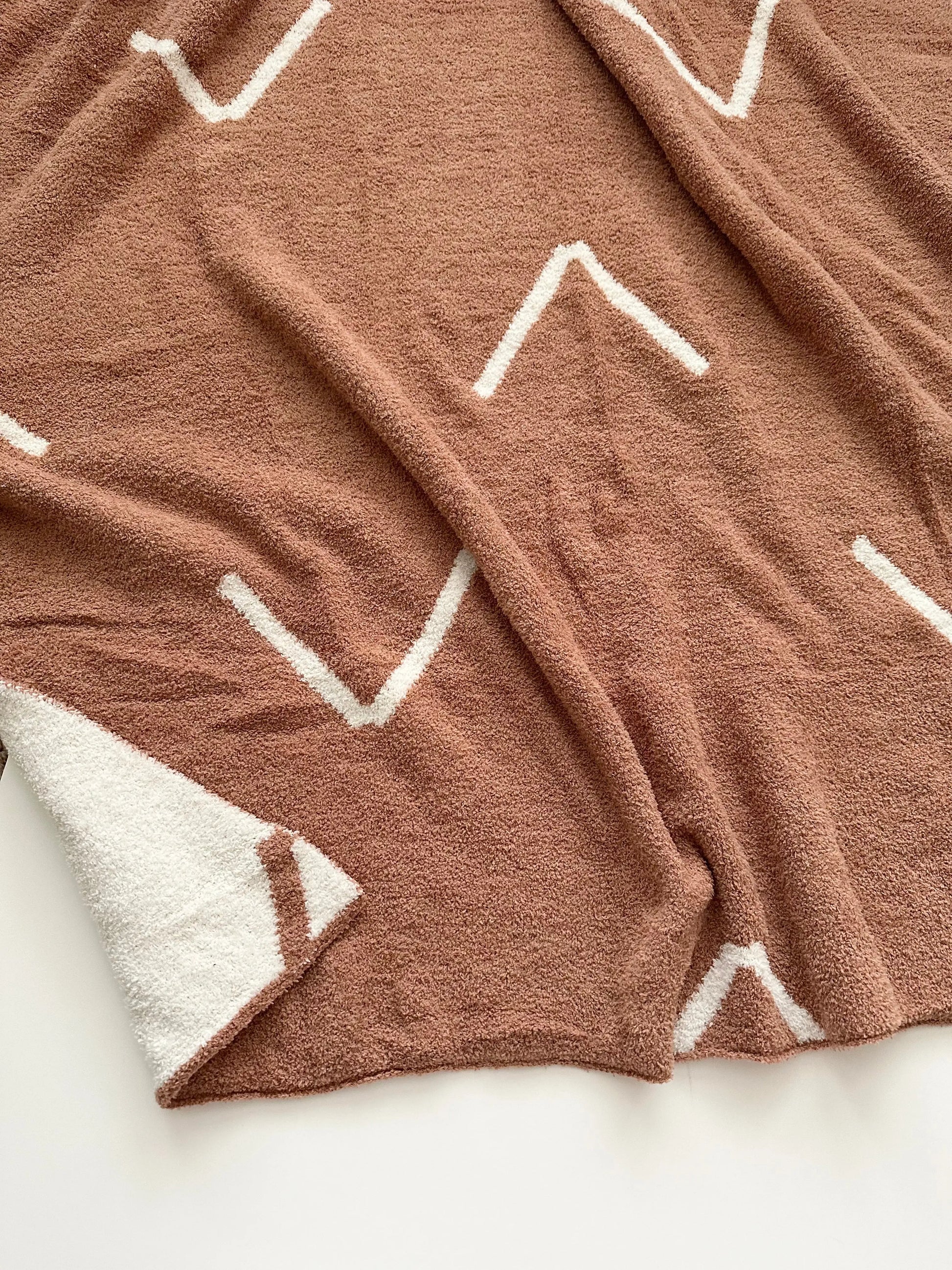 Plush Blanket - Caramel Arrow Harp Angel Boutique