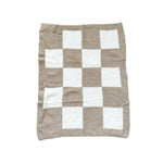 Harp Angel Boutique Luxurious Plush Mini Blanket with Reversible Checker Design for Babies - Baby & Toddler > Swaddling & Receiving Blankets Blanket