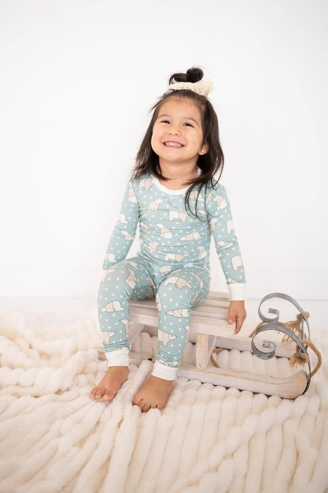 Dreamlet Polar Bears Two Piece Snug Fit Soft Bamboo Sleepwear Set - Apparel & Accessories > Clothing > Baby & Toddler Clothing > Baby & Toddler Sleepwear Two Piece PJs