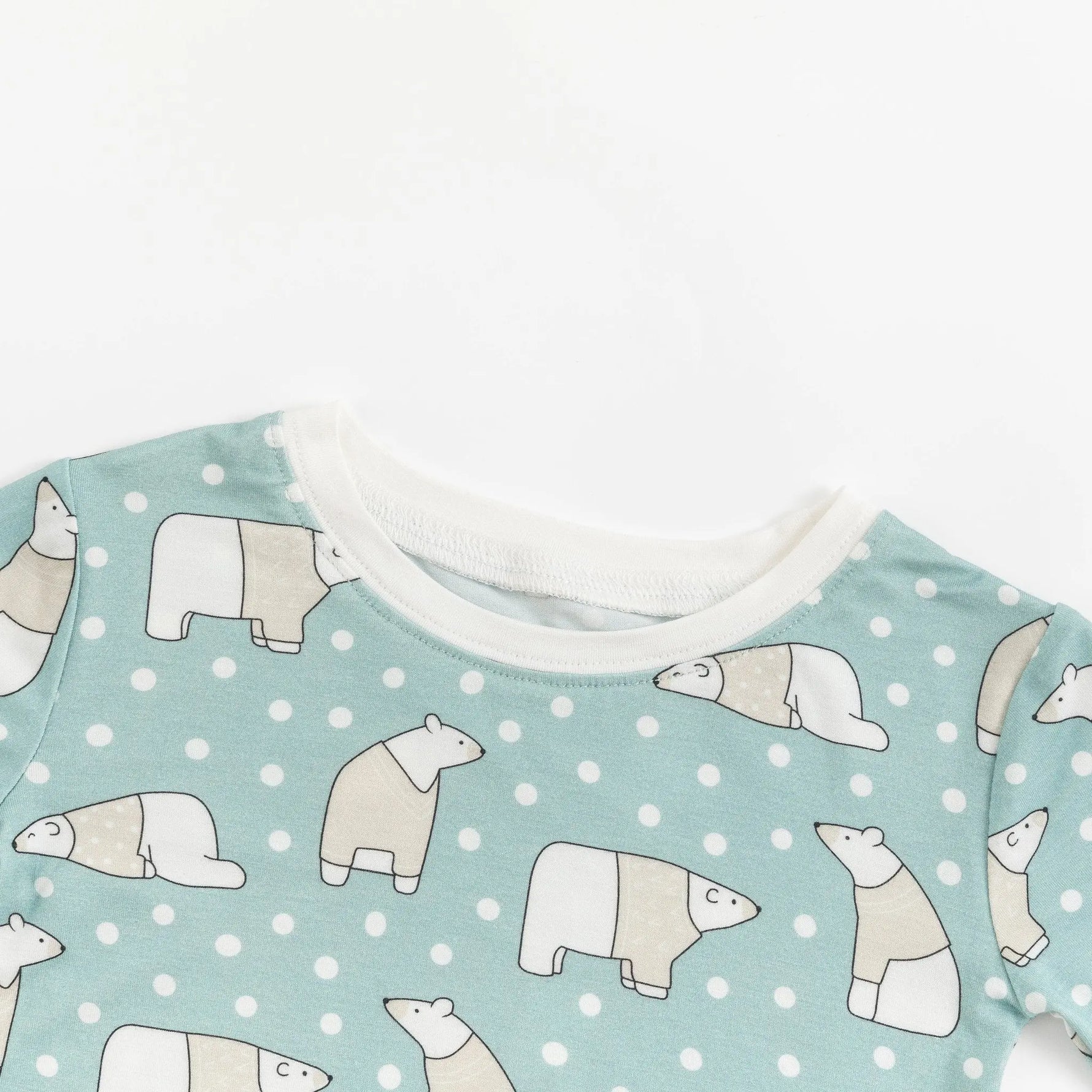 Dreamlet Polar Bears Two Piece Snug Fit Soft Bamboo Sleepwear Set - Apparel & Accessories > Clothing > Baby & Toddler Clothing > Baby & Toddler Sleepwear Two Piece PJs