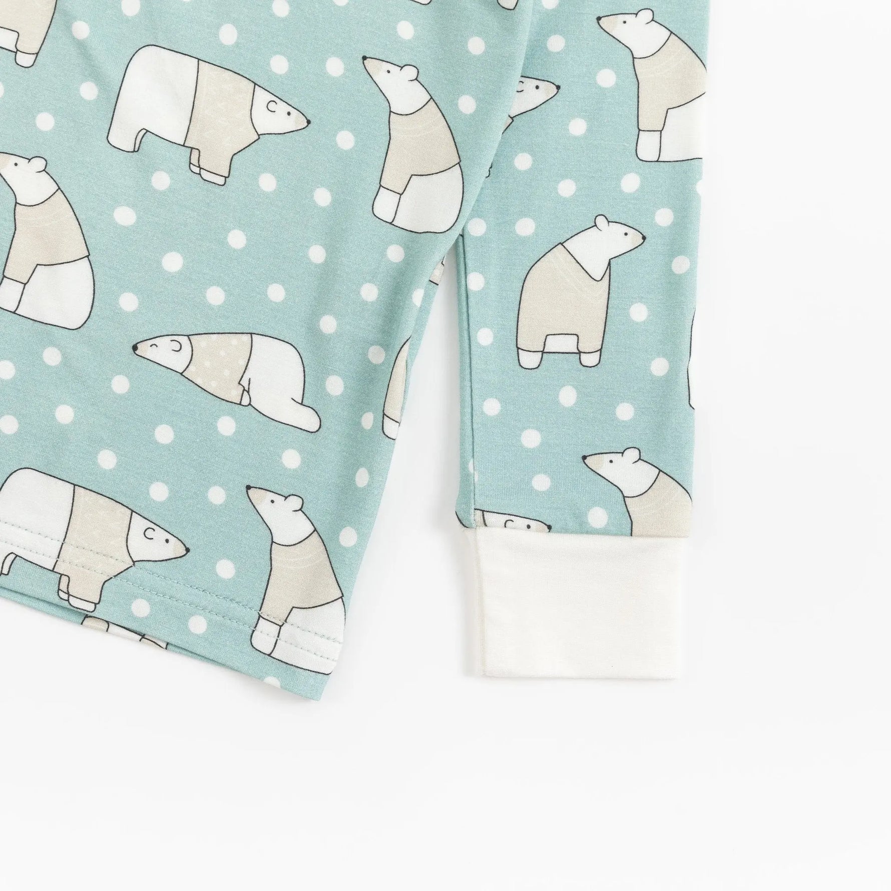 Dreamlet Polar Bears Two Piece Snug Fit Soft Bamboo Sleepwear Set - Apparel & Accessories > Clothing > Baby & Toddler Clothing > Baby & Toddler Sleepwear Two Piece PJs