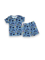 Police Patrol, Bamboo Two Piece Short Sleeve & Shorts Pajama Set Miller & Co. Everetts Place Boutique