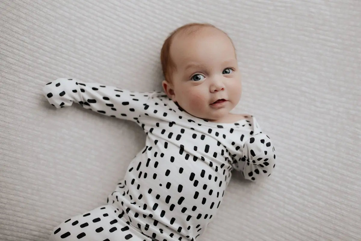 Three Little Tots Polka Dot Kids Pajamas - 