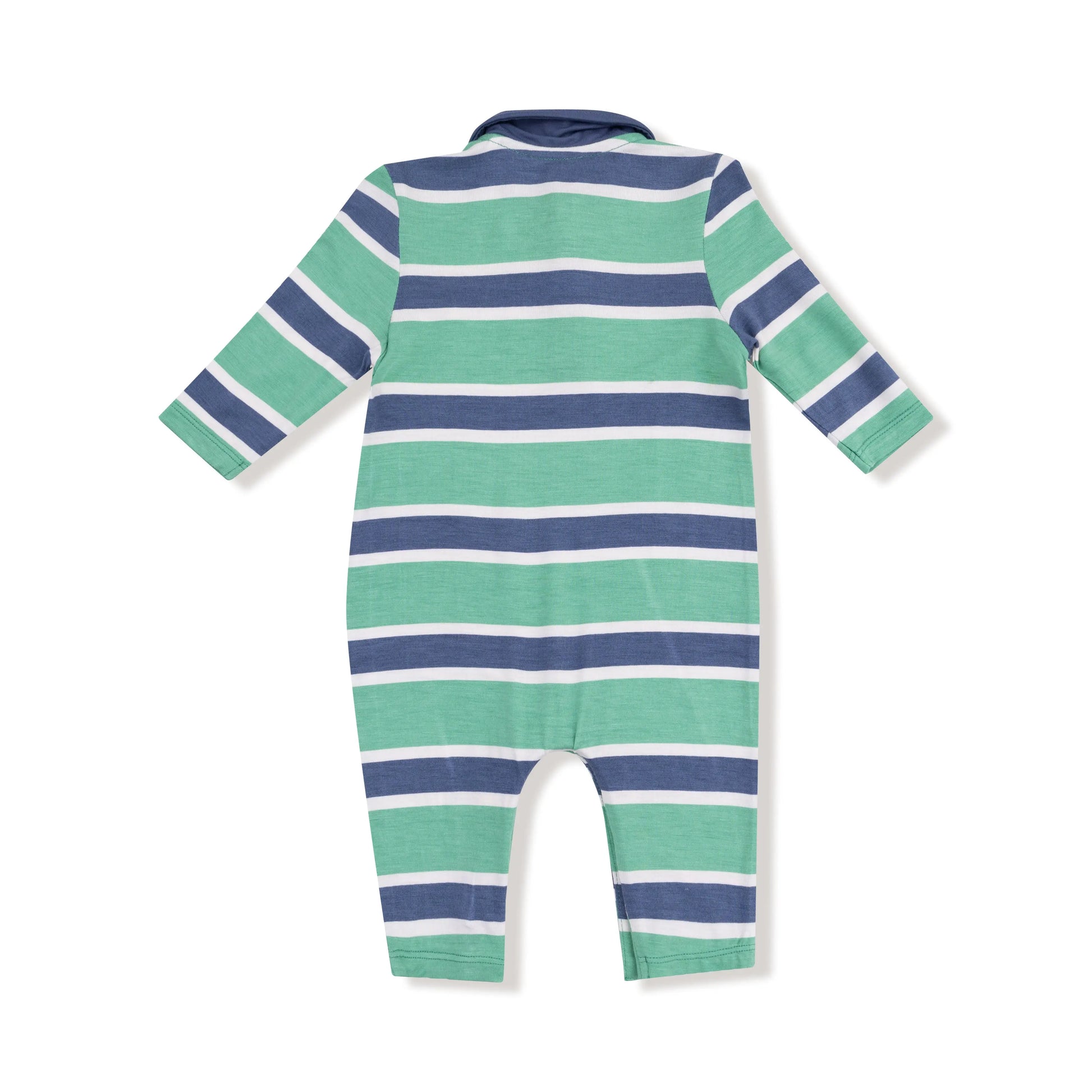 Polo Romper for Babies Soft Bamboo Viscose Cozy and Stylish Fall Winter Wear Angel Dear Everetts Place: Online Boutique