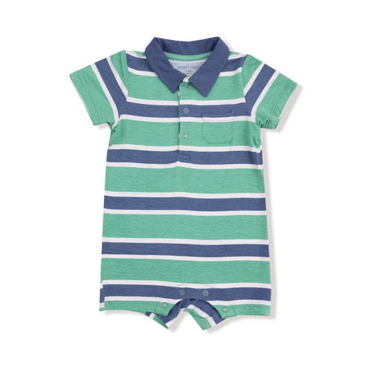 Polo Shortie Playful Stylish Comfortable Romper for Kids Angel Dear Everetts Place: Online Boutique