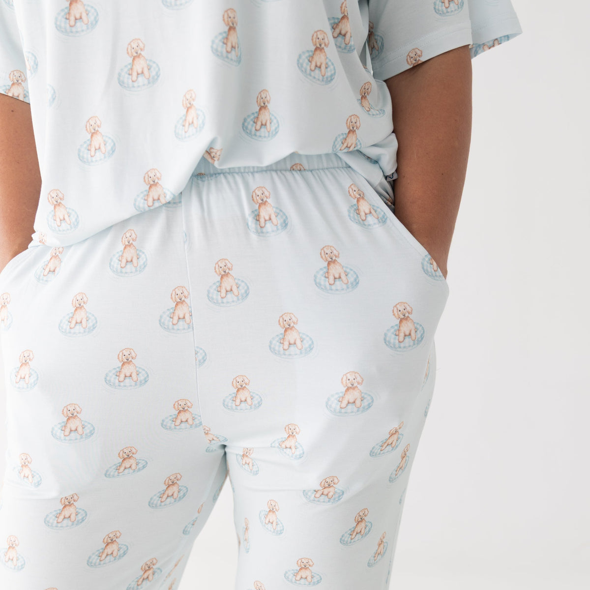 Puppy Pool Party Women's Lounge Set by Monkeeroos