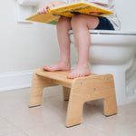 Wooden Kids Step Stool - 1-Step Multi-Purpose by Ocodile.com