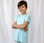 Powder | Children's Shirt - Blue, Sleeve, Shoulder, T-shirt, Neck | Everetts Place