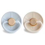 Mushie Frigg Little Viking Natural Rubber Pacifier Two Pack - Baby & Toddler > Baby Health > Pacifiers & Teethers RUBBER FRIGG PACIFIERS