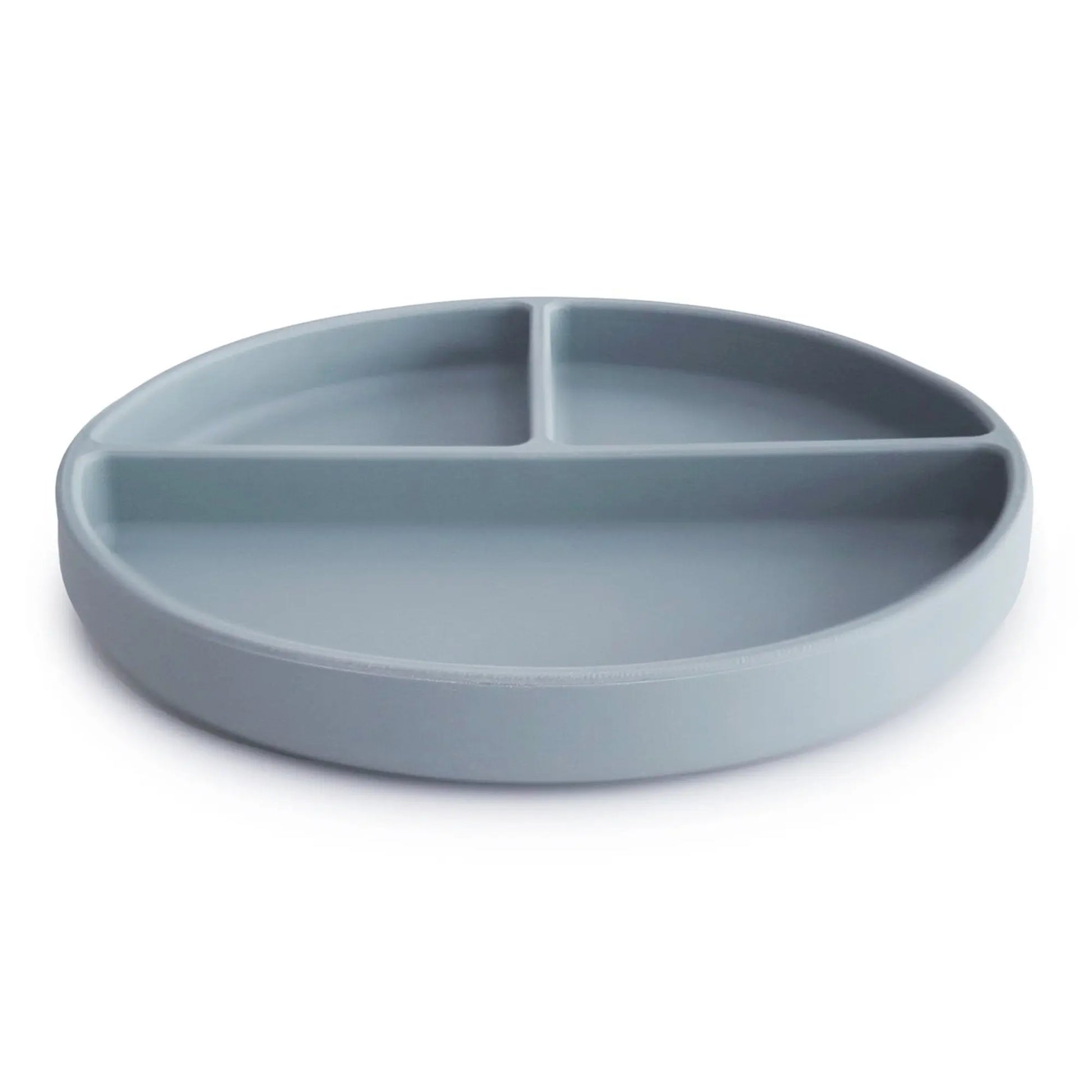 Silicone Suction Plate for Babies Food Grade Safe Design Minimizes Spills Mushie