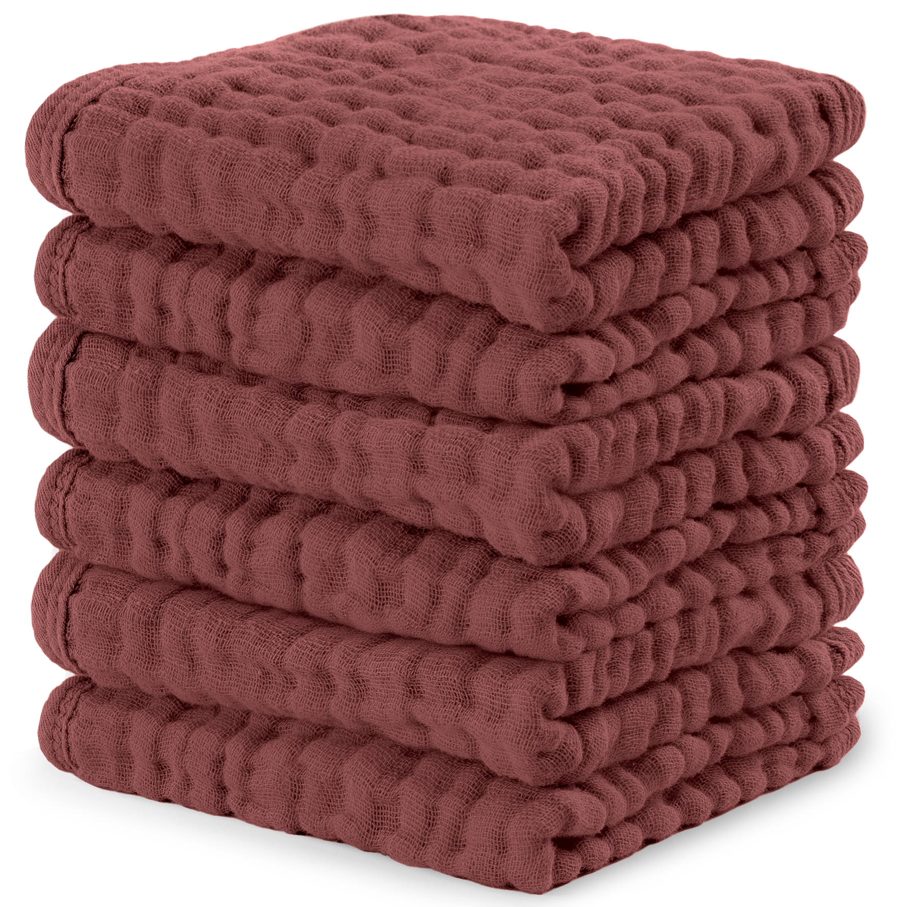 Premium Muslin Baby Washcloths In Wine By Comfy Cubs Comfy Cubs Everetts Place: Online Boutique 16.99