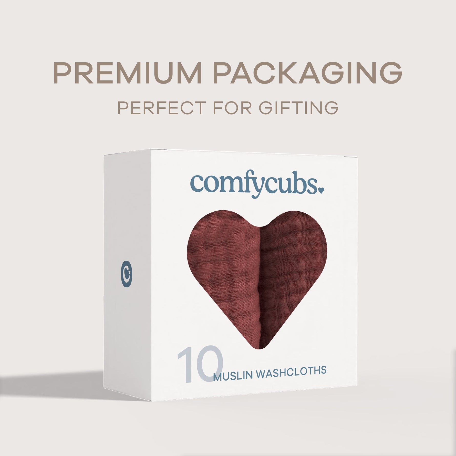 Premium Muslin Baby Washcloths In Wine By Comfy Cubs Comfy Cubs Everetts Place: Online Boutique